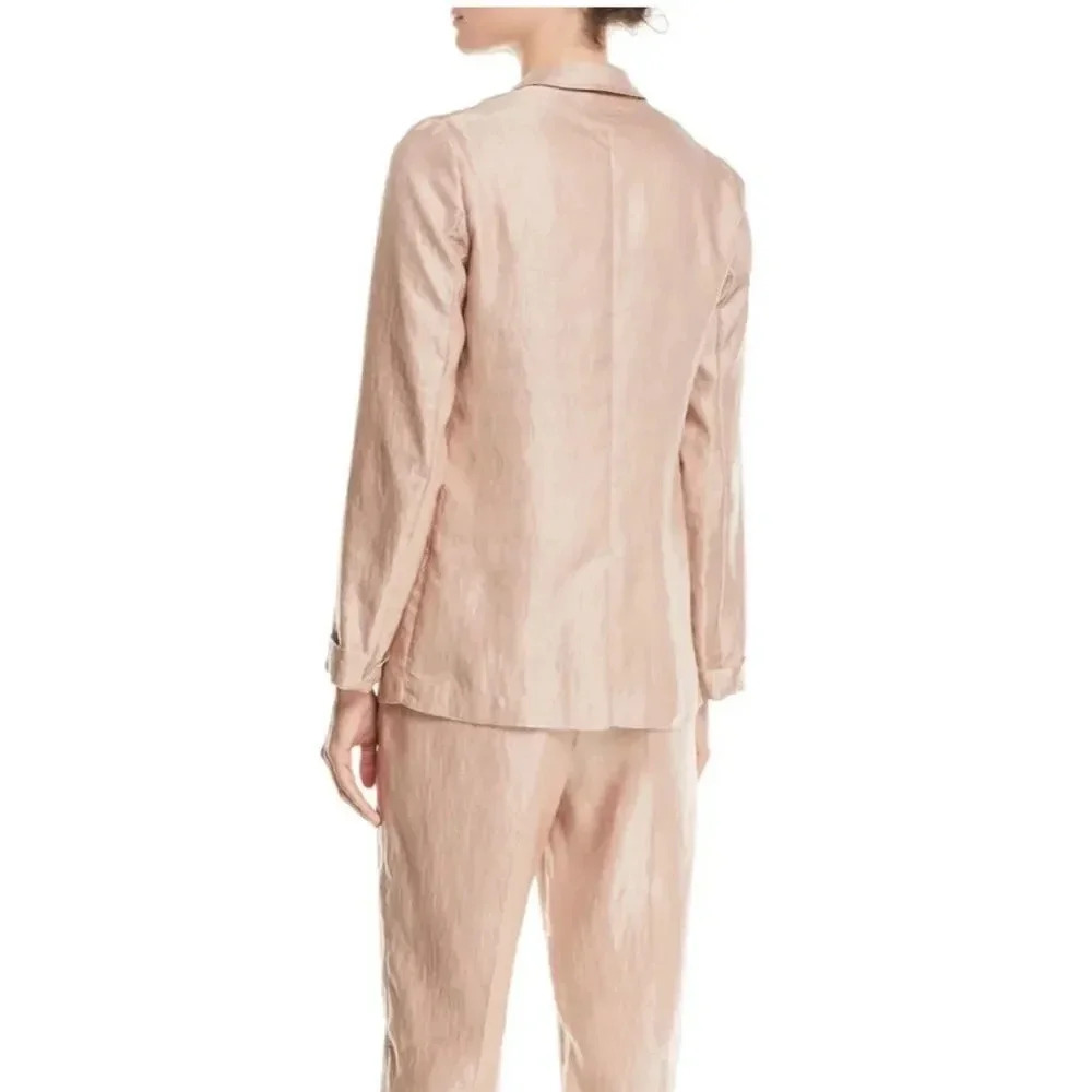 Forte Forte "Iridescent" jacket in satiny linen. - Picture 4 of 15